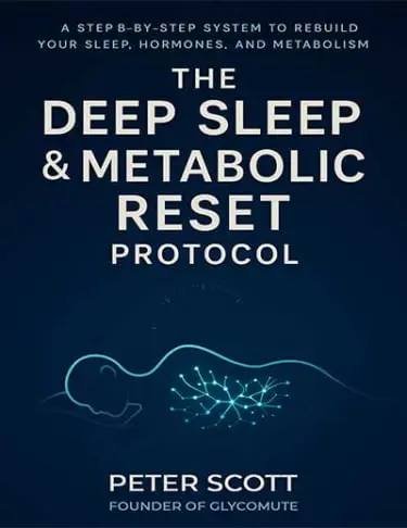 Free digital book “The Deep Sleep and Metabolic Reset Protocol” included with GlycoMute package to support blood sugar and metabolism