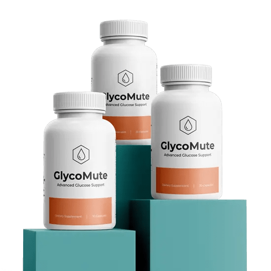 GlycoMute supplement packages 2, 3, and 6 bottles with free bonuses and discounts for healthy blood sugar support